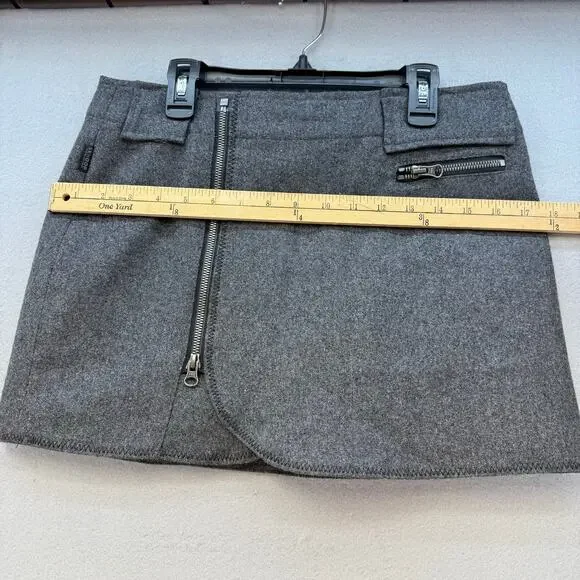 SKHOOP Mini Skirt Women's S Grey Wool Lined Ski Skirt Winter Skirt Sweden EUC - Picture 11 of 13